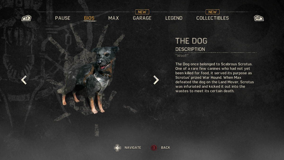 The Dog Official Mad Max Wiki