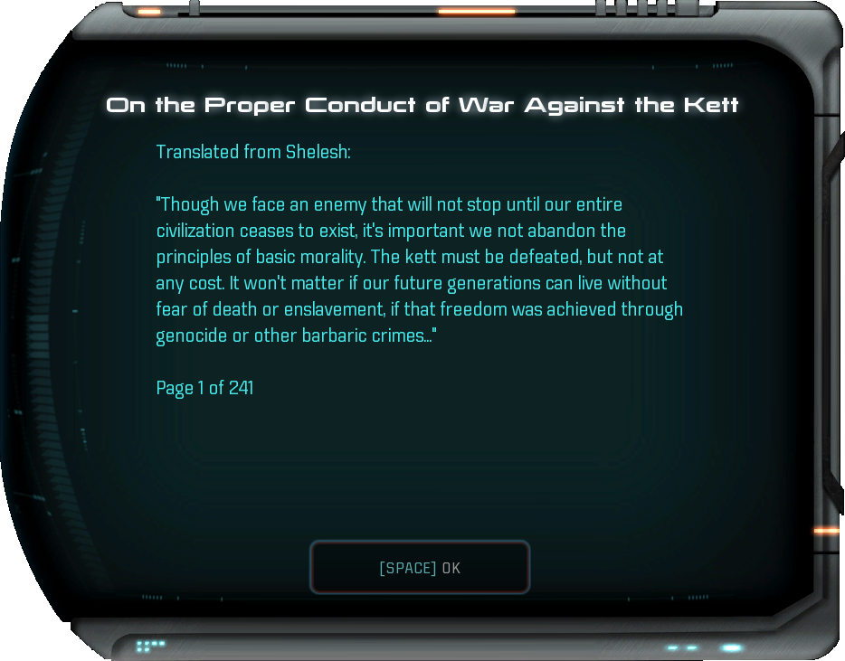 On the Proper Conduct of War Against the Kett Mass Effect Andromeda Wiki