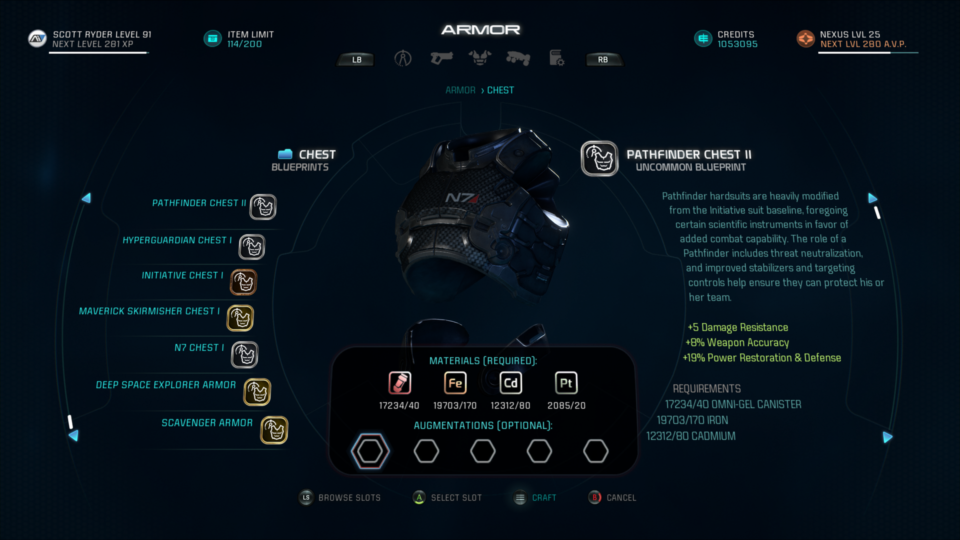 Task Pathfinder Armor Crafting Mass Effect Andromeda Wiki