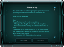 Poker Log - Mass Effect: Andromeda Wiki