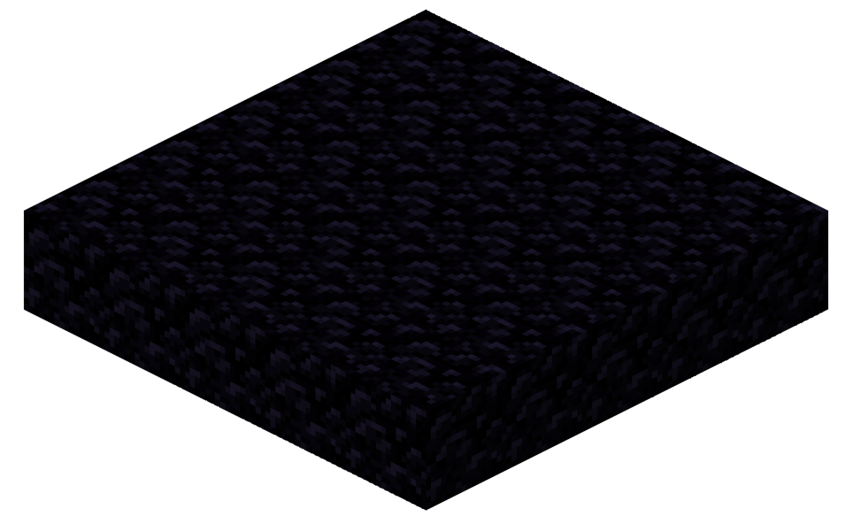 Minecraft Papercraft Obsidian