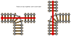 intersection rails minecraft intersection rails minecraft