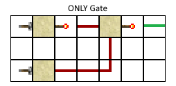 Tutorials Basic Logic Gates Official Minecraft Wiki An Only Gate Interactive Schematic