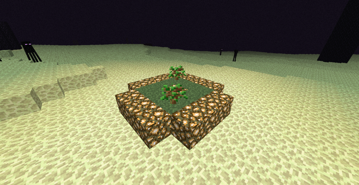 Minecraft Tree Farm Layout