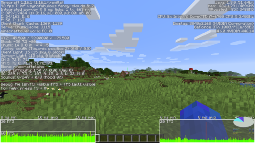 How to look up coordinates in minecraft on mac