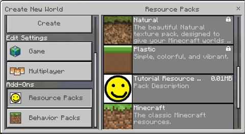 Tutorials/Creating resource pack add-ons – Official 