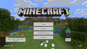 Menu screen – Official Minecraft Wiki