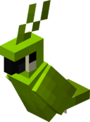 Sitting Green Parrot.png