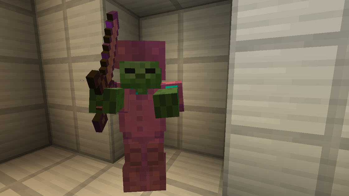 FileZombie with enchanted wooden sword and enchanted leather armor.png