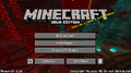 Menu screen – Official Minecraft Wiki
