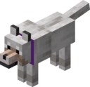 Tamed Wolf with Purple Collar.png