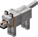 Tamed Wolf with Orange Collar.png