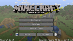 Menu screen – Official Minecraft Wiki