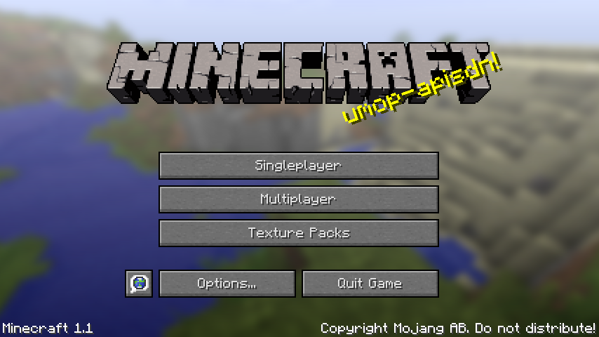 Java Edition 1.1 Minecraft Wiki