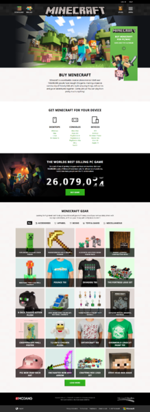 ファイル:Minecraft.net 2.0 Store.png