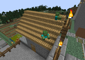 ゾンビ襲撃 Minecraft Wiki ゾンビ襲撃 Minecraft Wiki