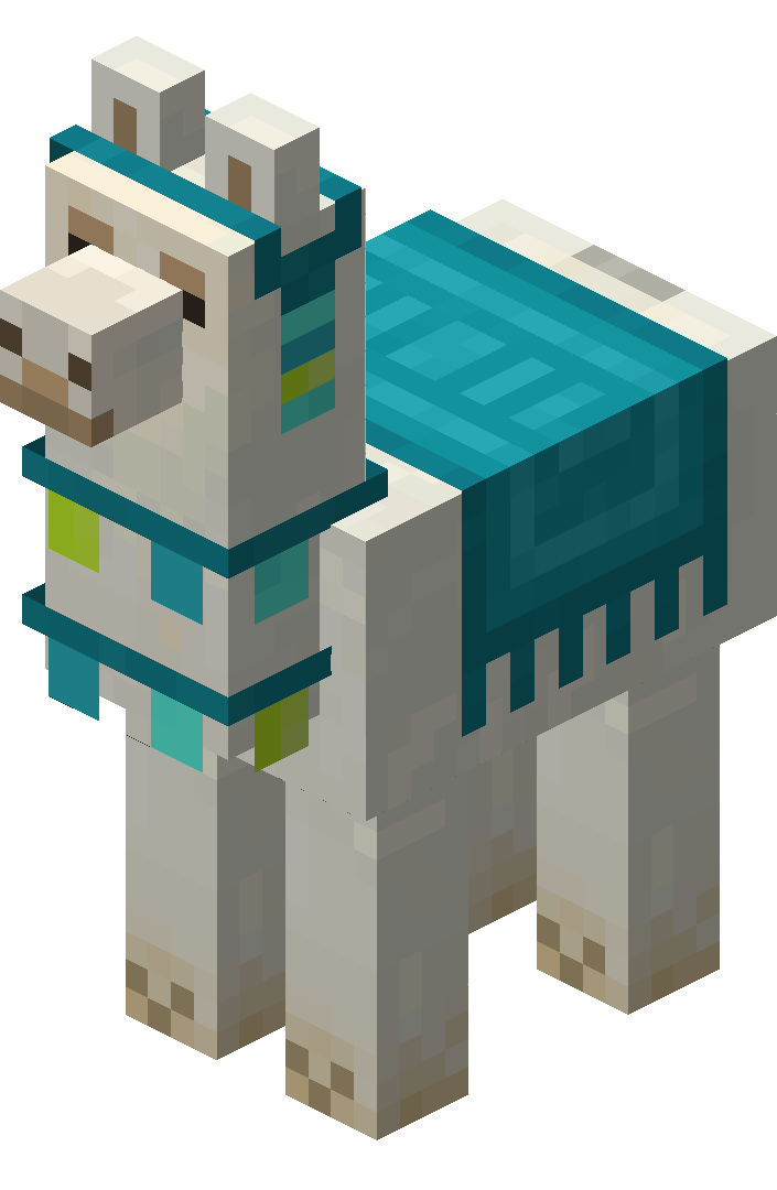 파일Cyan Carpeted Llama.png Minecraft 위키