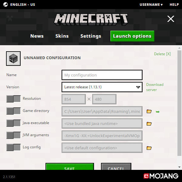 Minecraft launcher De officiële Minecraft Wiki