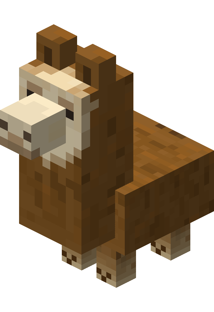 PlikBaby llama brown.png Oficjalna Minecraft Wiki Polska