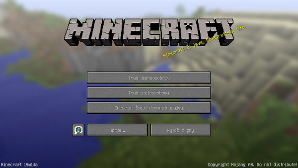 Menu główne – Oficjalna Minecraft Wiki Polska