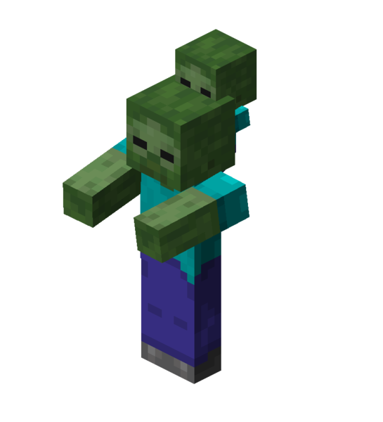FileBaby Zombie Riding Zombie.png Minecraft Wiki，最详细的官方我的世界百科