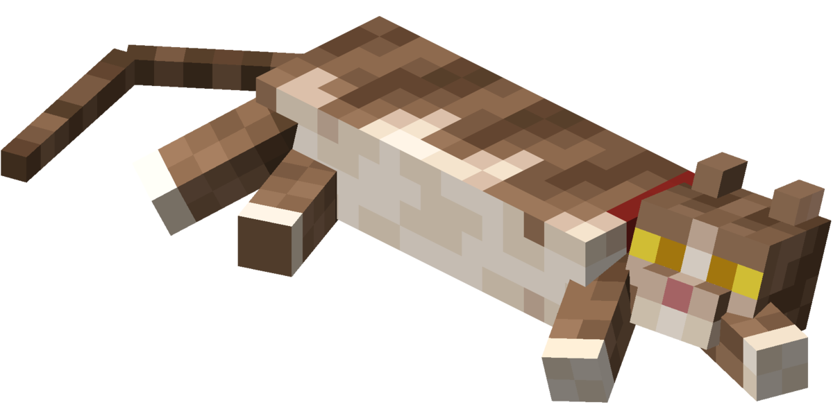 FileLying down Tabby Cat with Red Collar.png Minecraft Wiki，最详细的官方我的世界百科