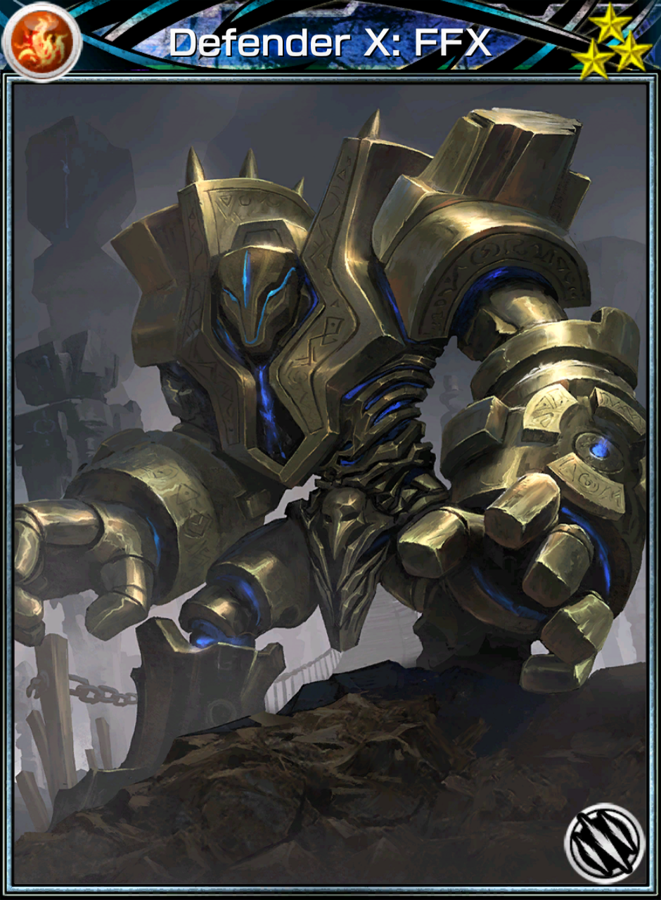 Defender X FFX (Card) Mobius Final Fantasy Wiki