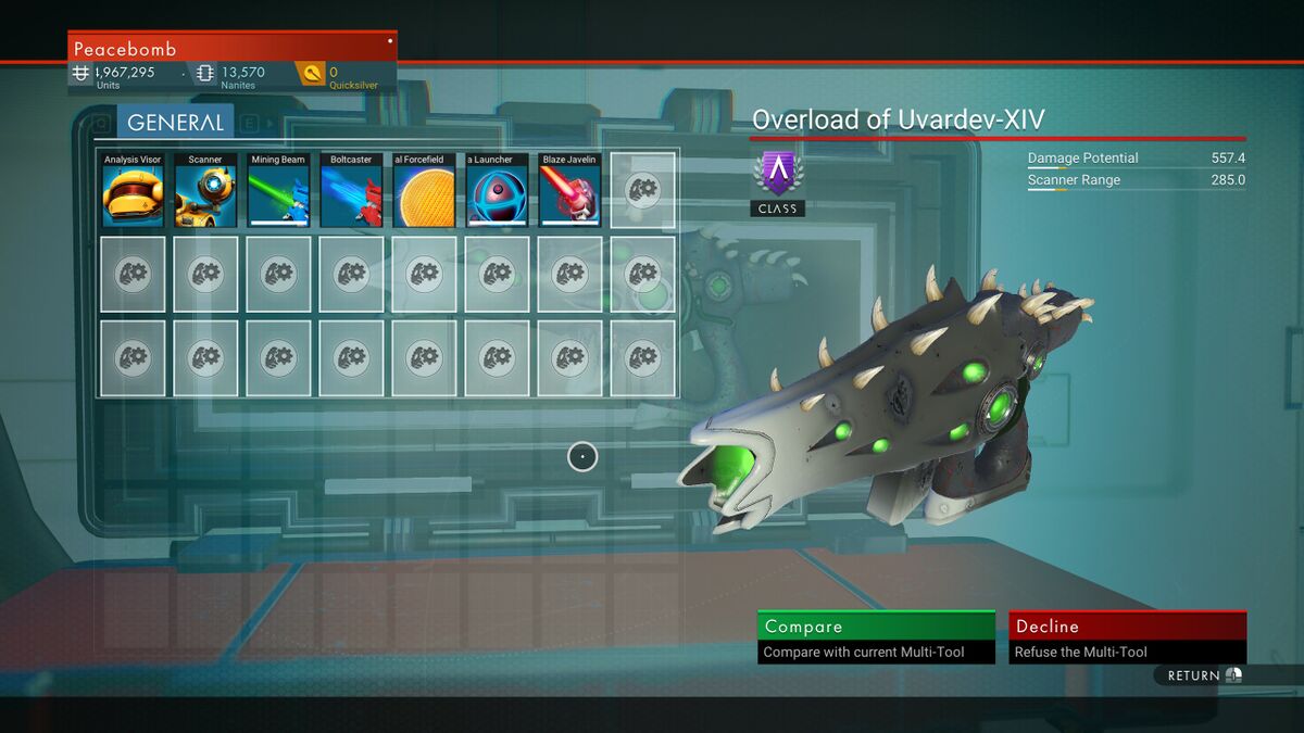 Overload of UvardevXIV No Man's Sky Wiki