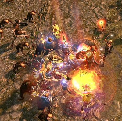 Дождь взрывов skill screenshot.jpg