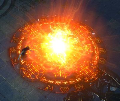 Пламенный взрыв skill screenshot.jpg