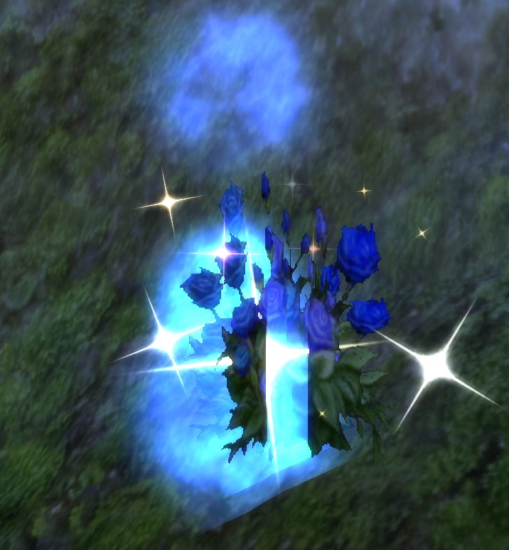 Glowing Blue Rose Runes of Magic Wiki