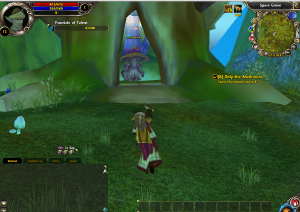 Standing in front of Bolida Wood's Residence
