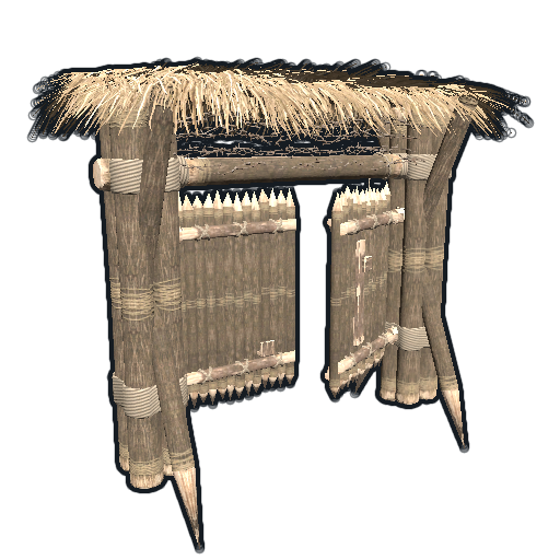 High external wooden gate Rust Wiki