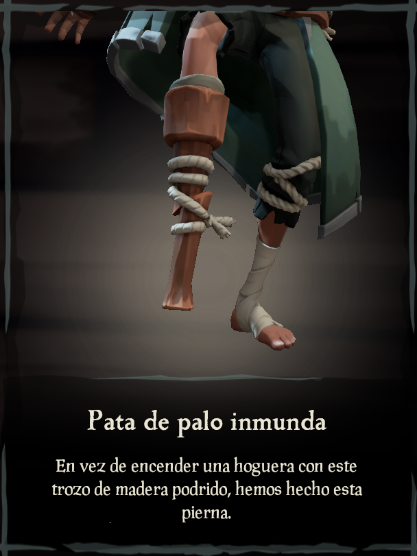 Pata de palo inmunda - Sea of Thieves Wiki