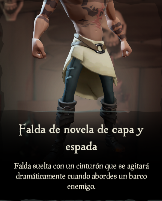 Falda de novela de capa y espada Sea of Thieves Wiki