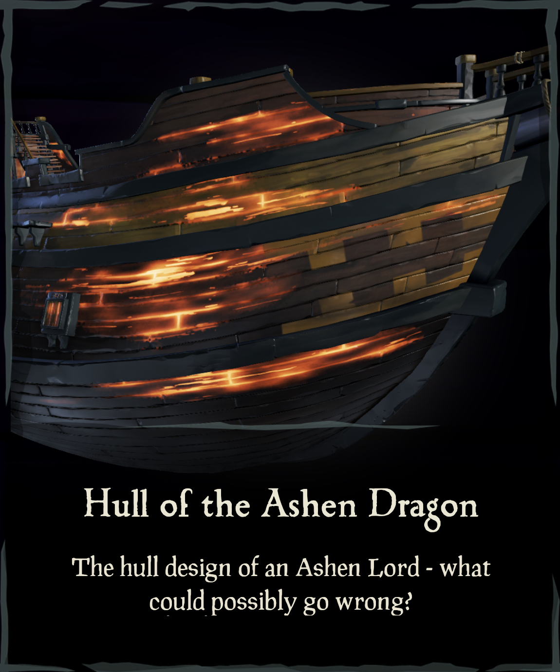 Hull of the Ashen Dragon Sea of Thieves Wiki