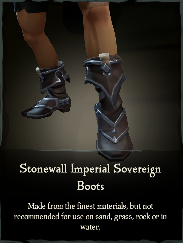 Stonewall Imperial Sovereign Boots Sea of Thieves Wiki