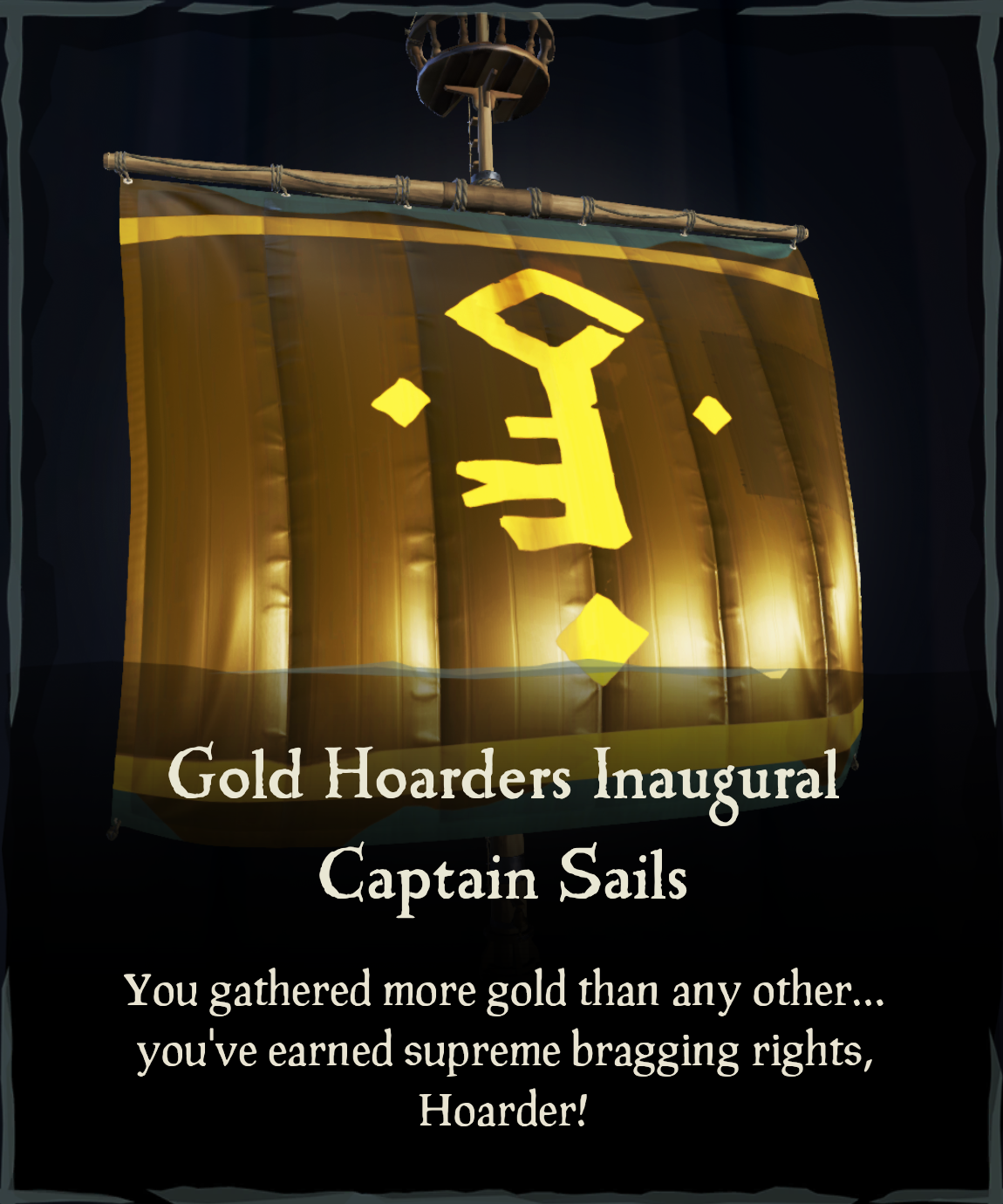 Gold Hoarders Inaugural Captain Sails Sea of Thieves Wiki