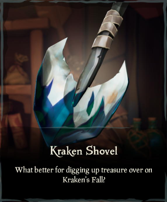 Kraken Shovel Sea of Thieves Wiki
