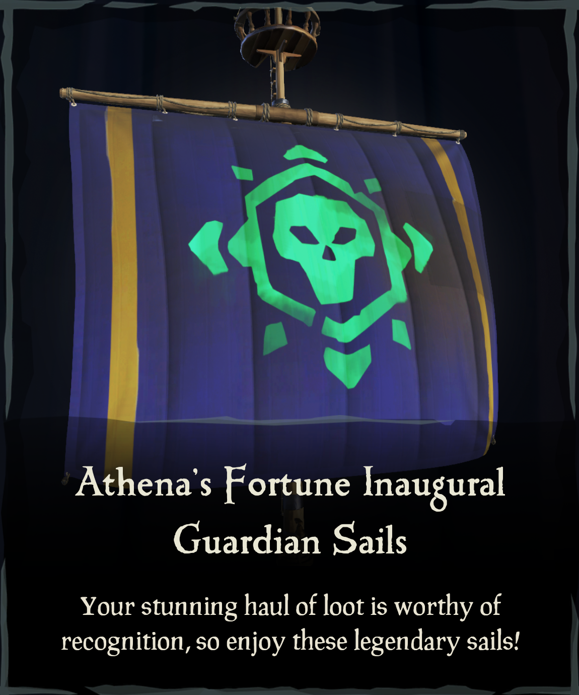 Athena’s Fortune Inaugural Guardian Sails Sea of Thieves Wiki