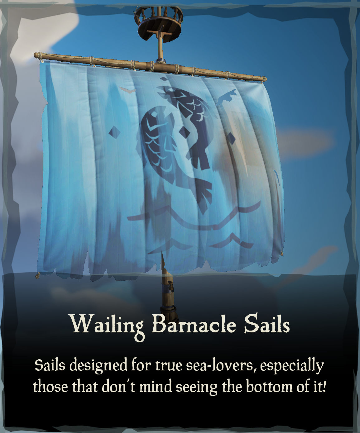 Wailing Barnacle Sails Sea of Thieves Wiki