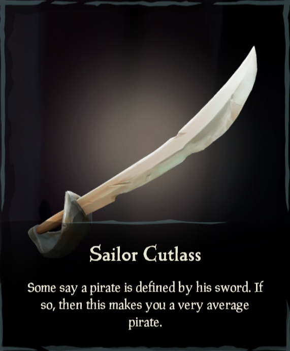 Sailor Cutlass Sea of Thieves Wiki