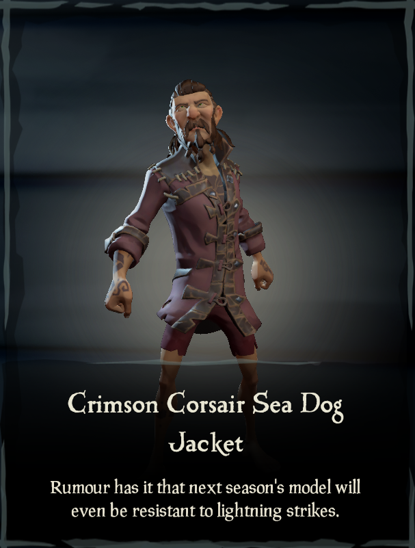 Crimson Corsair Sea Dog Jacket Sea of Thieves Wiki