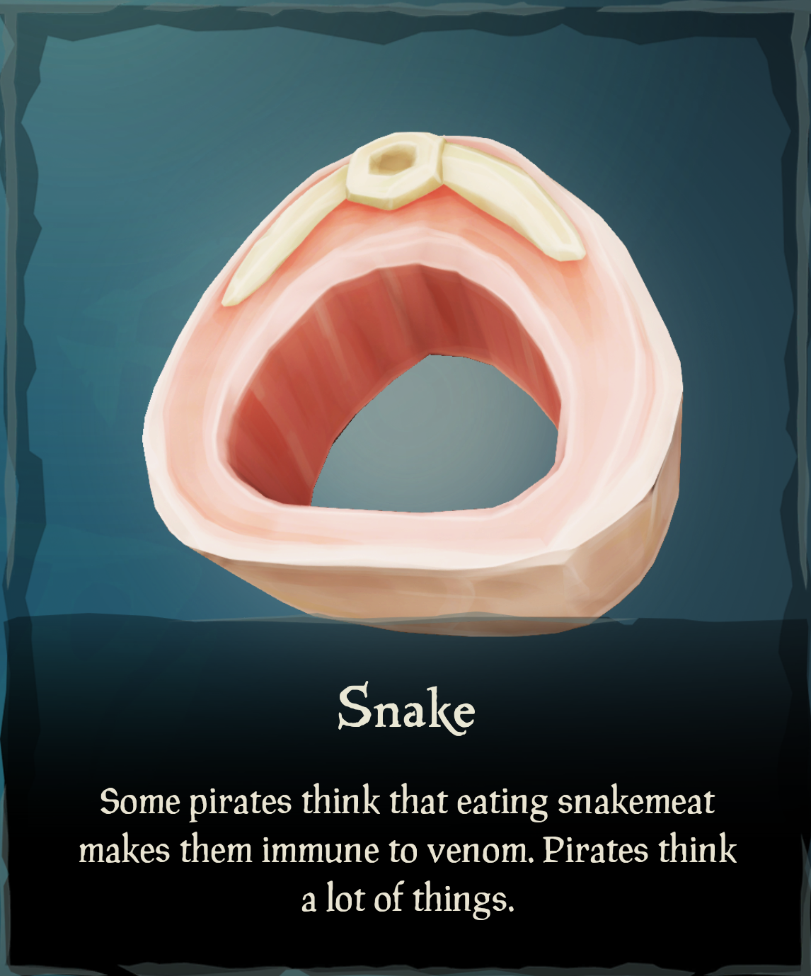 Snake (meat) Sea of Thieves Wiki