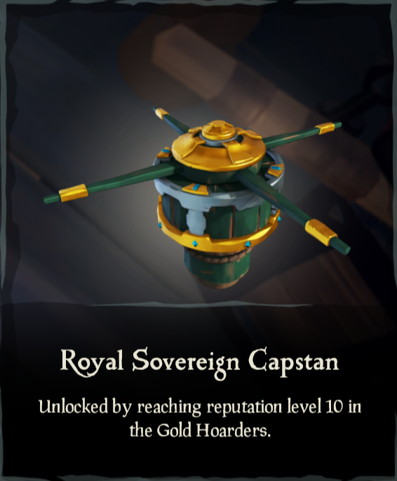 Royal Sovereign Capstan Sea of Thieves Wiki