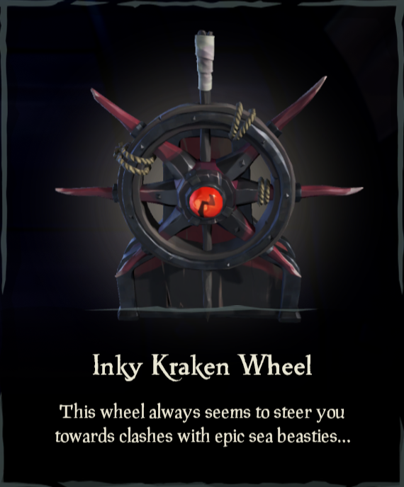 Inky Kraken Wheel Sea of Thieves Wiki