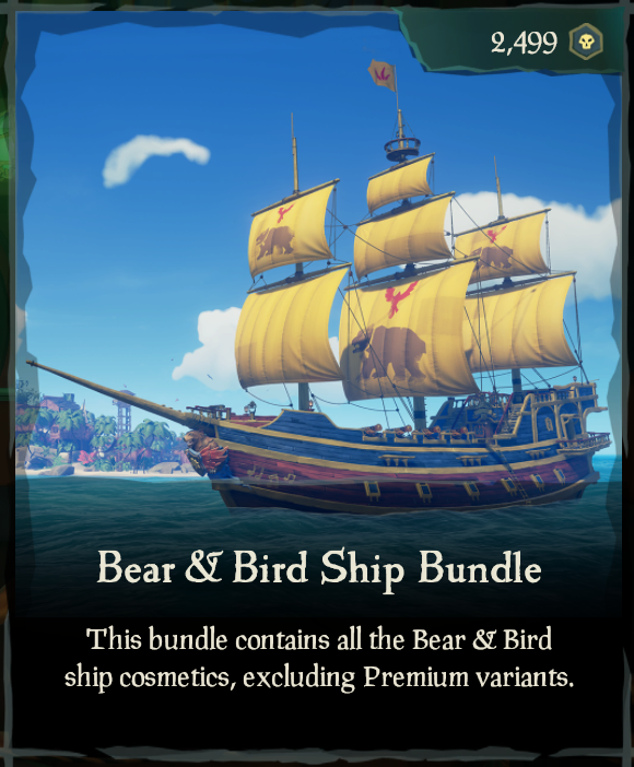 Bear & Bird Ship Bundle Sea of Thieves Wiki