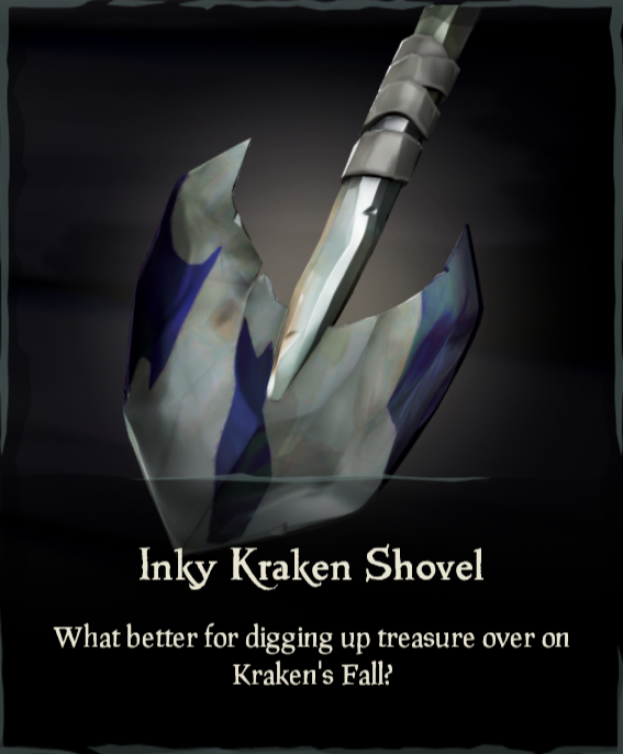 Inky Kraken Shovel Sea of Thieves Wiki