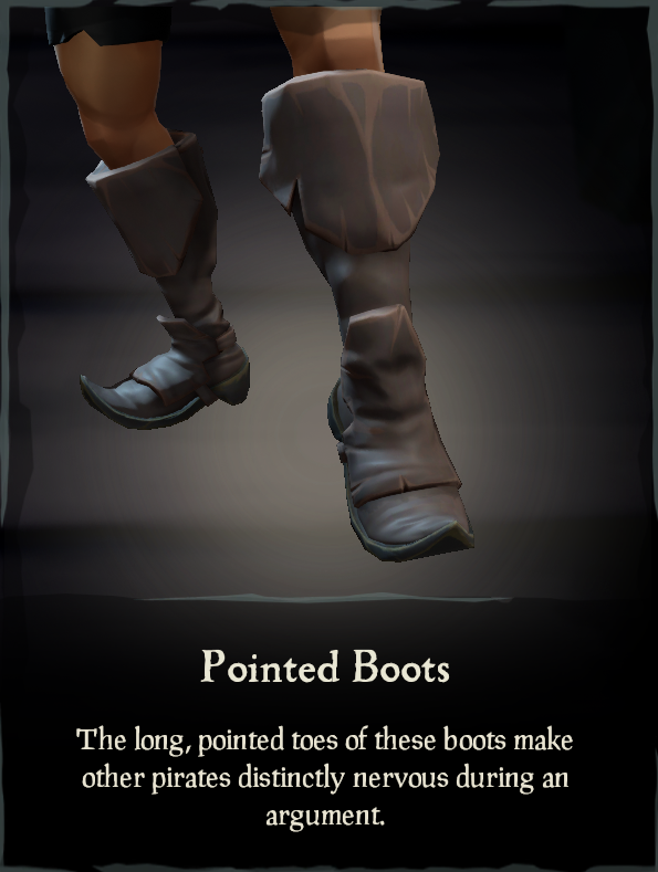 Pointed Boots Sea of Thieves Wiki