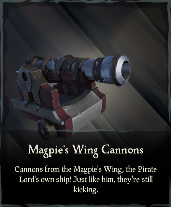 Magpie’s Wing Cannons Sea of Thieves Wiki